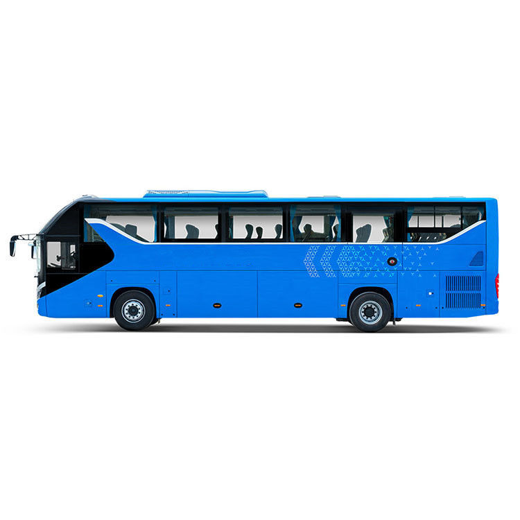 Links rijden 46 zitplaatsen Coach Gebruikte bus Dieselbrandstof 50 zitplaatsen Passagiersbus tegen betaalbare prijs