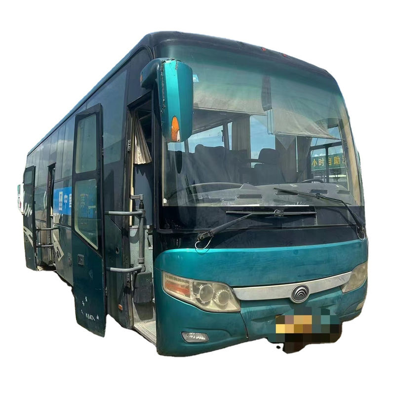 Linkshandige chauffeur Gebruikte 47 zitplaatsen coach bus in goede staat Luxe tour passagiersbus