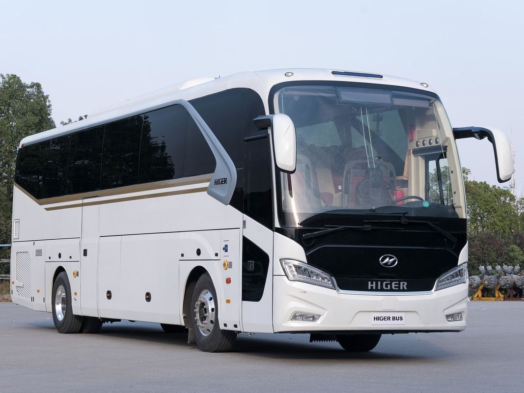 Linkshandig rijden 12m 50 zitplaatsen Yuchai motor handgeschakelde Passagiersbus Coach Bus