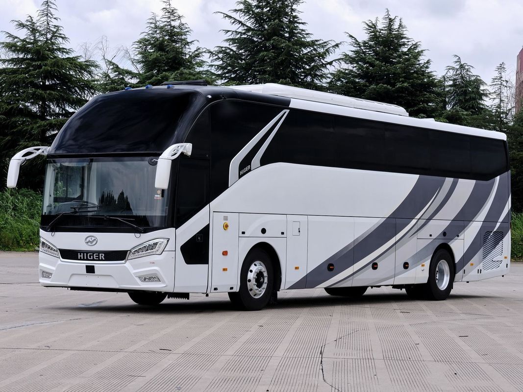 Linkshandig rijden 12m 50 zitplaatsen Yuchai motor handgeschakelde Passagiersbus Coach Bus