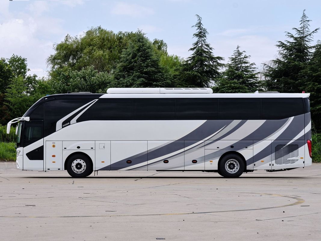 Linkshandig rijden 12m 50 zitplaatsen Yuchai motor handgeschakelde Passagiersbus Coach Bus