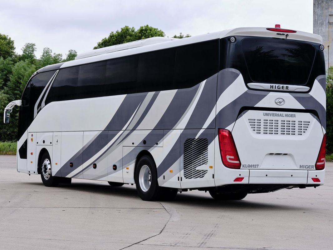 Linkshandig rijden 12m 50 zitplaatsen Yuchai motor handgeschakelde Passagiersbus Coach Bus