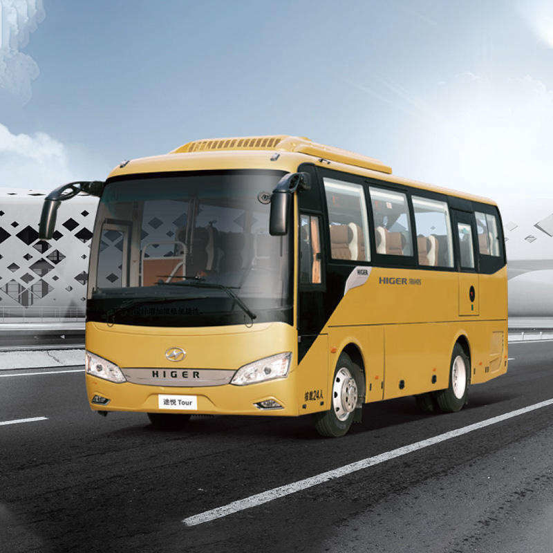 Weichai Motor 24 zitplaatsen LHD Diesel Passagiersbussen Luxe Coach voor de Afrikaanse markt