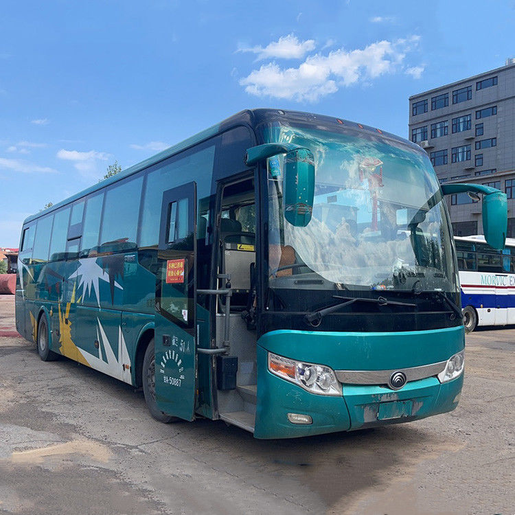 63 zitplaatsen Gebruikte coach Toeristenbus 2022 Vernieuwde luxe coachbus met airconditioning
