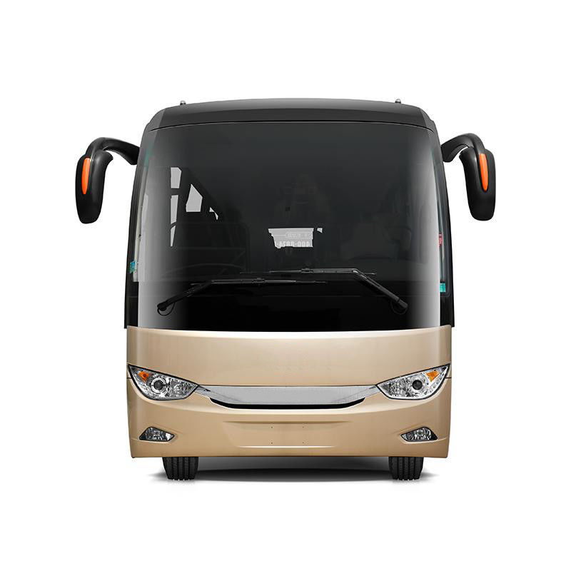 12m Bus voor openbaar vervoer 50 zitplaatsen LHD Luxe Coach Bus met bladveer ophanging