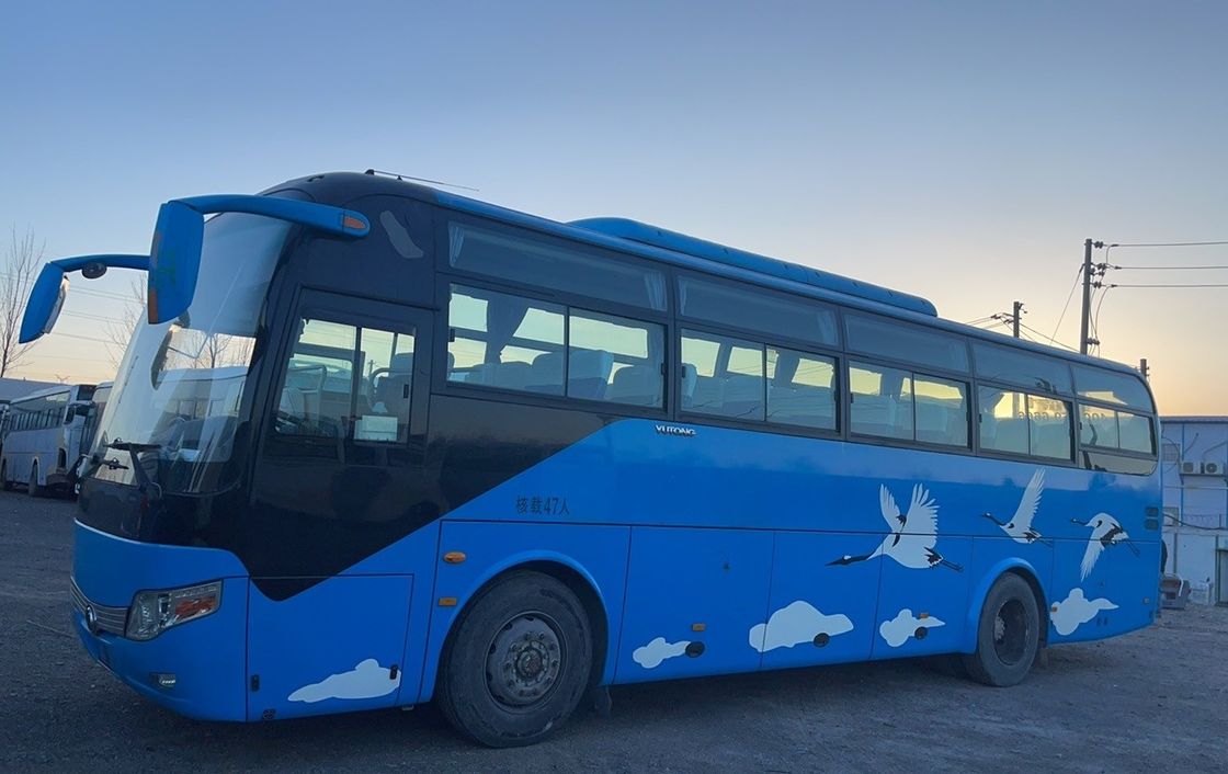 Gebruikte 47 zitplaatsen 10m Diesel motor bus met camera G.V.W 15000kg Media Camera