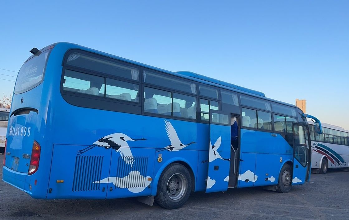 Gebruikte 47 zitplaatsen 10m Diesel motor bus met camera G.V.W 15000kg Media Camera