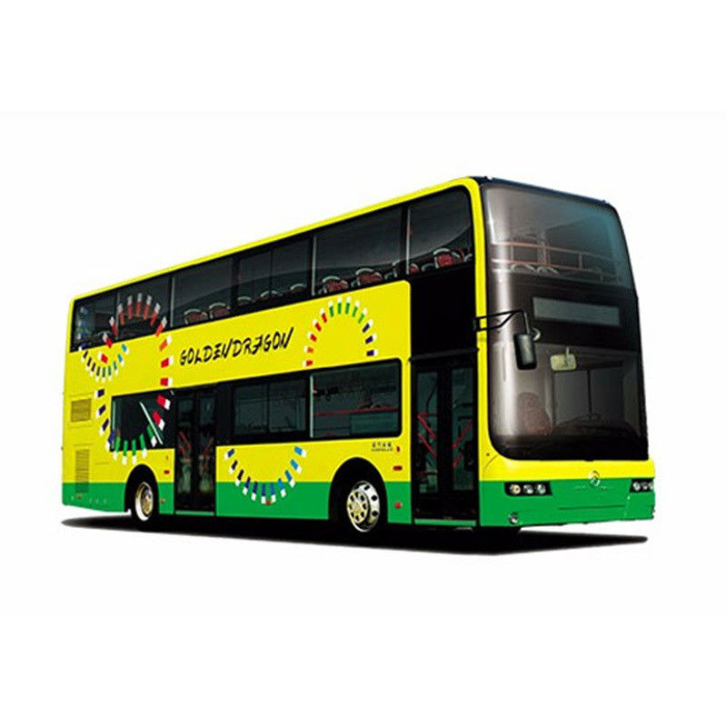 Dubbele verdiepingen luxe bus met 65 zitplaatsen en 14,5 x 2,55 x 3,9 meter