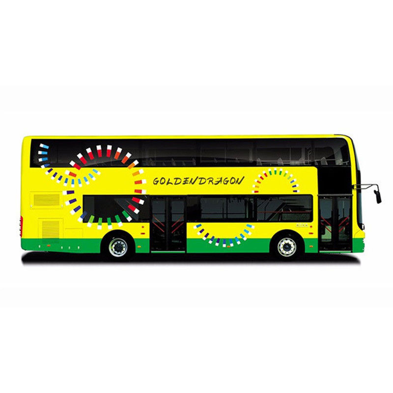 Dubbele verdiepingen luxe bus met 65 zitplaatsen en 14,5 x 2,55 x 3,9 meter