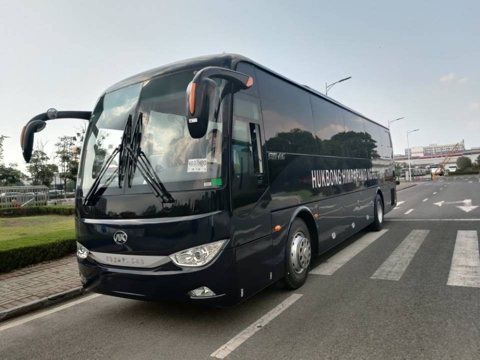 5.5T Vooras Diesel Gebruikte 50 zitplaatsen Luxe Coach Bus Passagier Gebruikte Bus Coach