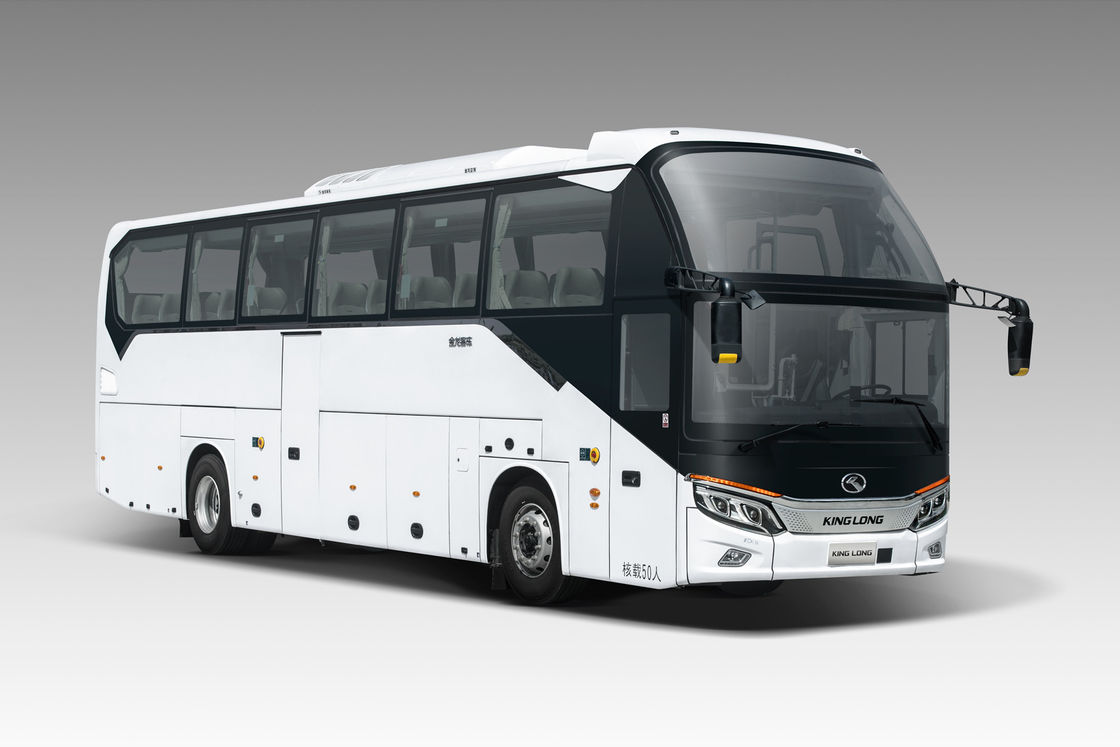 12m 49 zitplaatsen Dieselmotor Luxe Coach Bus Voor Transport Handgestuurd Type