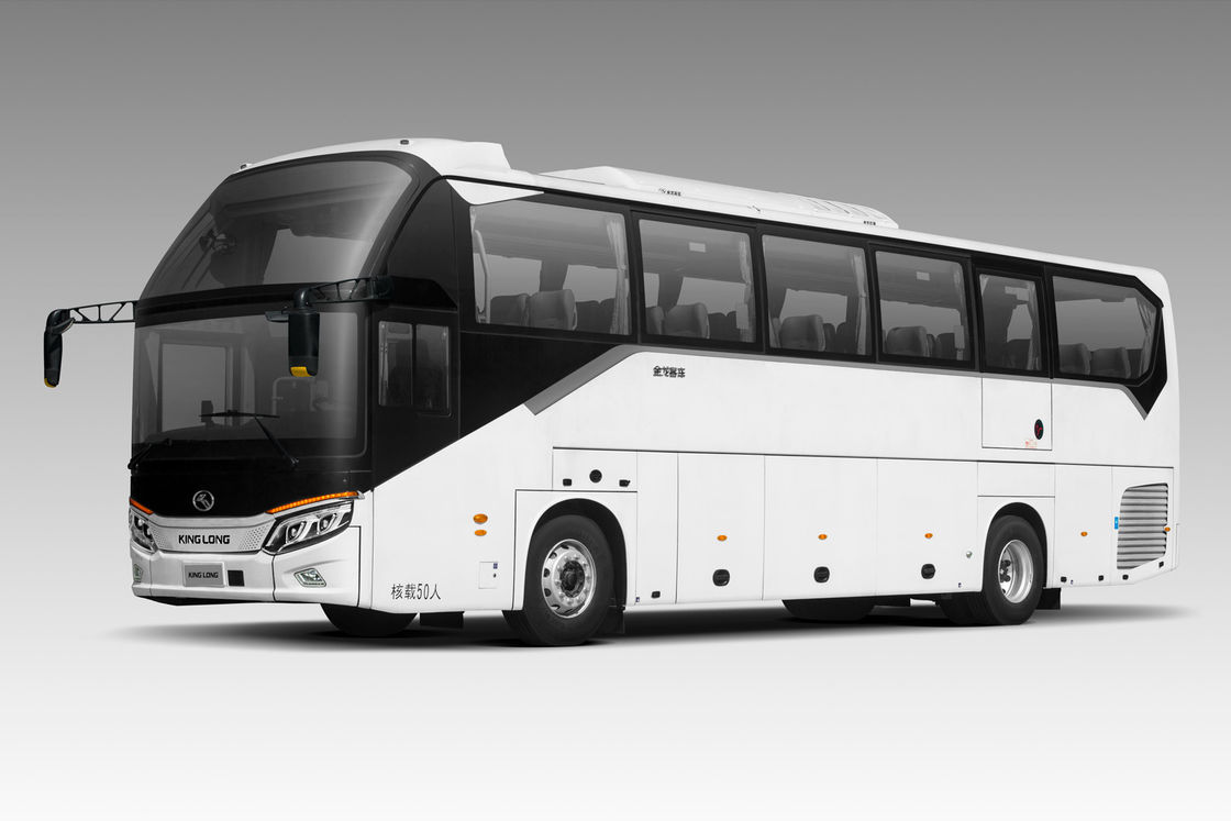12m 49 zitplaatsen Dieselmotor Luxe Coach Bus Voor Transport Handgestuurd Type