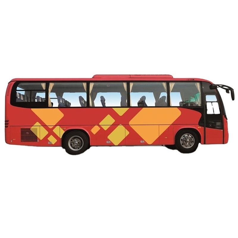 Luxe 32 zitplaatsen Higer Bus Diesel Rood Gebruikte bus Bus In Dubai 6.494L Verplaatsing Goed