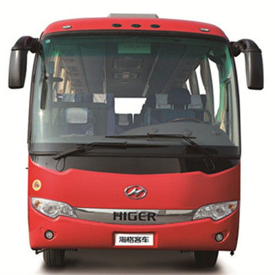 Luxe 32 zitplaatsen Higer Bus Diesel Rood Gebruikte bus Bus In Dubai 6.494L Verplaatsing Goed