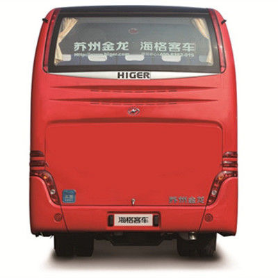Luxe 32 zitplaatsen Higer Bus Diesel Rood Gebruikte bus Bus In Dubai 6.494L Verplaatsing Goed
