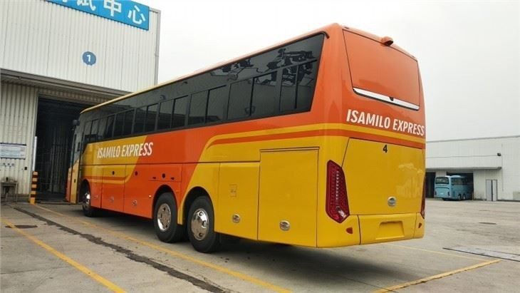 55 zitplaatsen LHD Drive Type Luxe Coaches voor stadsbussen Beste keuze