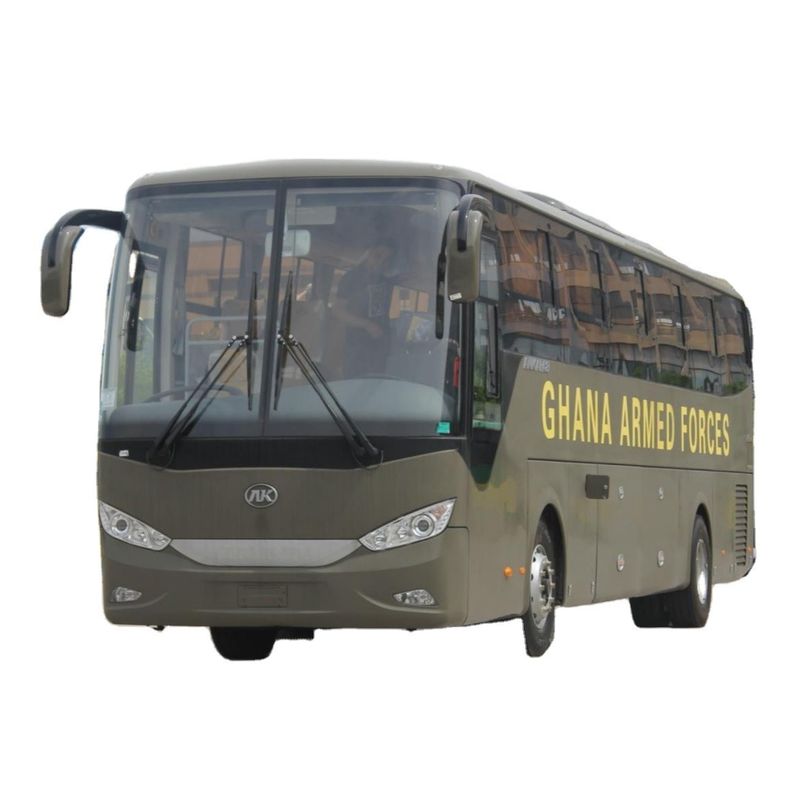 Klantvereiste LHD-aandrijving Type 50 zitplaatsen Dieselbus voor luxe en coaches