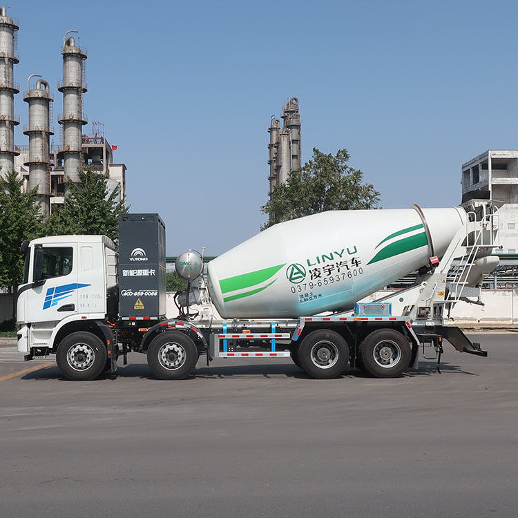 Elektrische betonmengtruck YuTong Chassis Nation IV V 12 18 Cbm voor bouwplaats