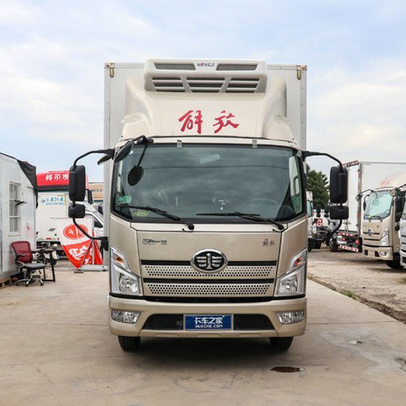 1-10T capaciteit professionele Jiefang koeltruck voor verse en bevroren producten