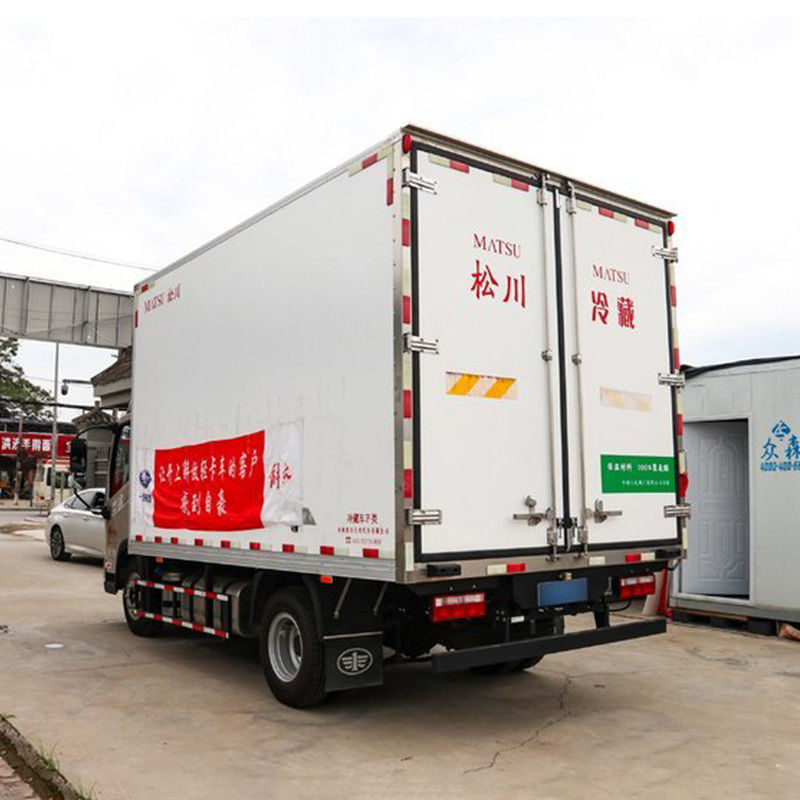 1-10T capaciteit professionele Jiefang koeltruck voor verse en bevroren producten