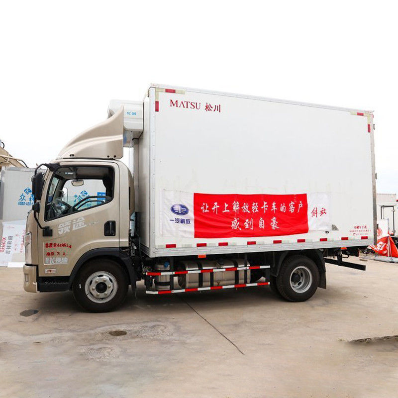 1-10T capaciteit professionele Jiefang koeltruck voor verse en bevroren producten