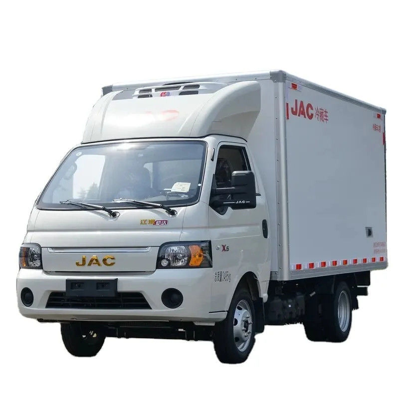 130 pk JAC Koeltruck voor vervoer 4x2 GVW≤5T Dieselbrandstof koeling