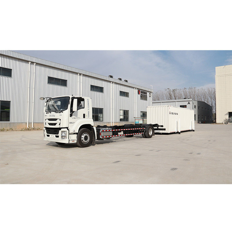 Van Cargo Tank Type Isuzu 4X2 Afneembare Swap Body Droogcontainer Truck
