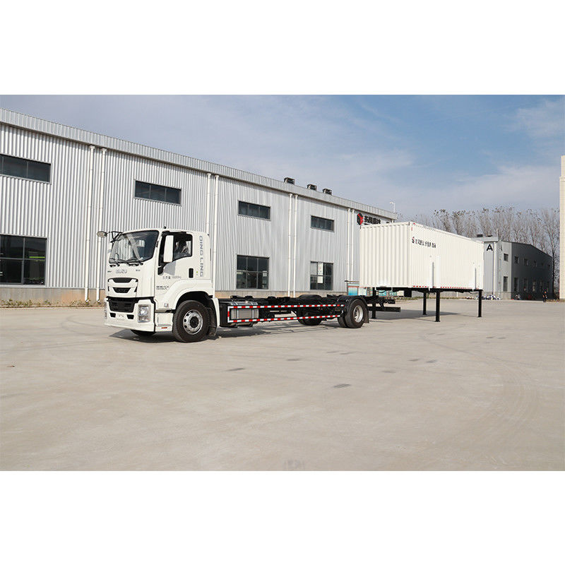 Van Cargo Tank Type Isuzu 4X2 Afneembare Swap Body Droogcontainer Truck