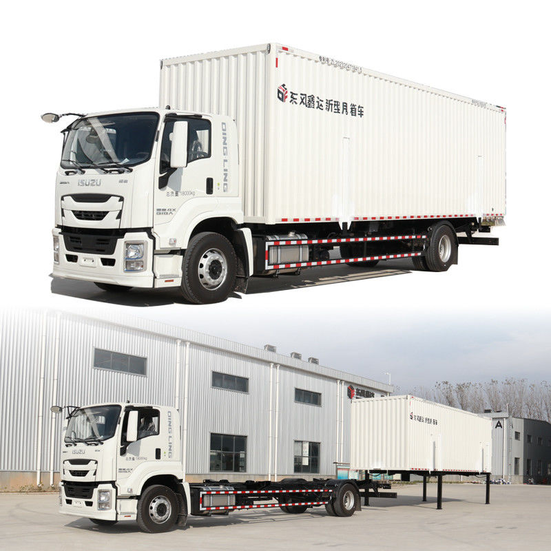 Isuzu 4*2 12 Ton 19CBM 45CBM 59CBM Medium Delivery Cargo Van voor Next-Gen Technology