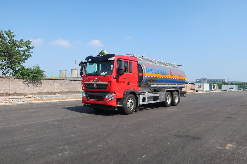 CIMC LINYU 6*4 24m3 Tankwagen met aluminiumlegering voor het vervoer van vlambare vloeibare brandstof