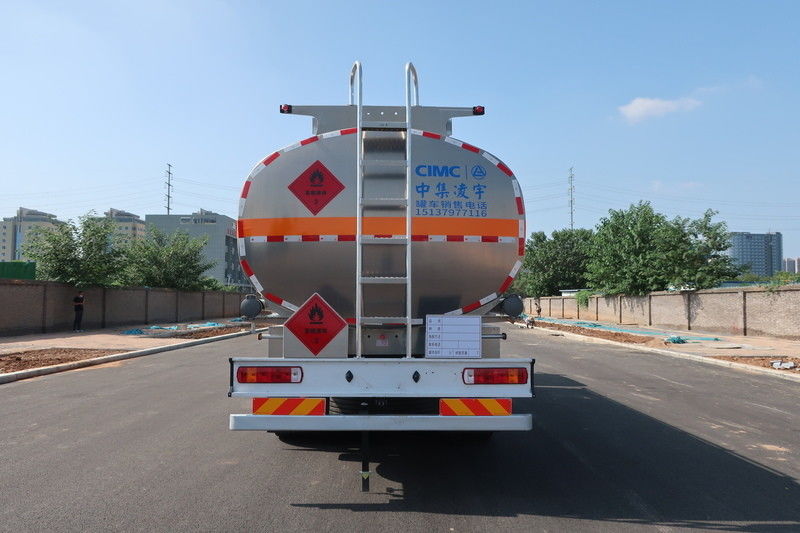 CIMC LINYU 6*4 24m3 Tankwagen met aluminiumlegering voor het vervoer van vlambare vloeibare brandstof