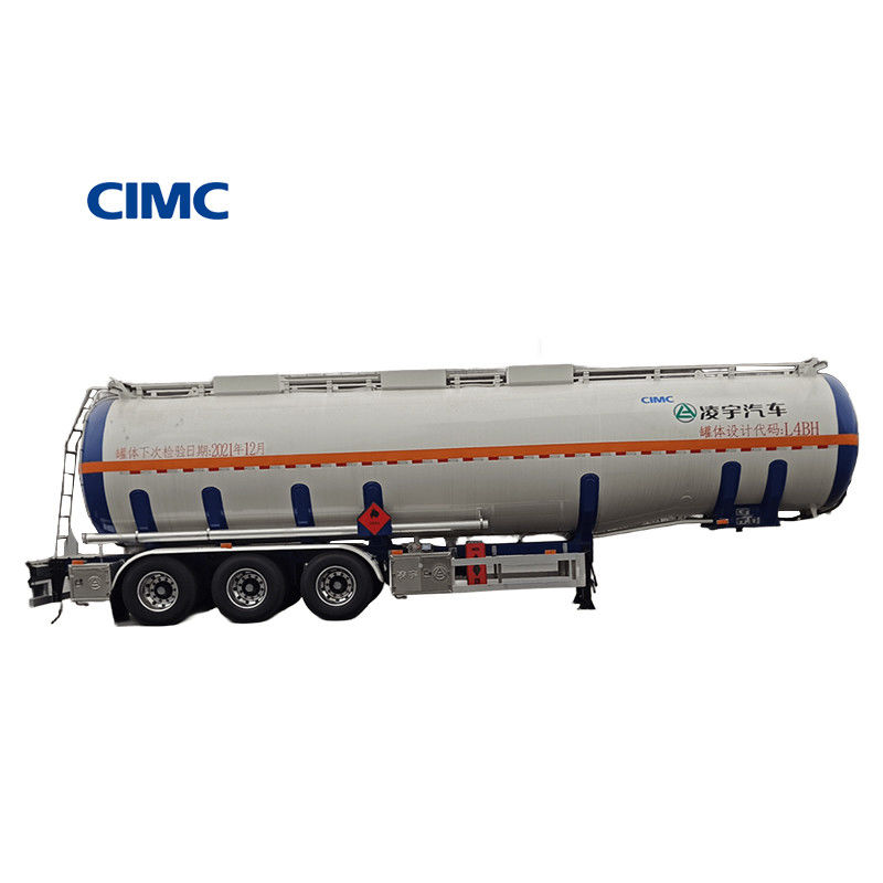 CIMC LINYU 48000 50000Liter brandstoftank aanhangwagen 3 as 48m3 aluminium half aanhangwagen
