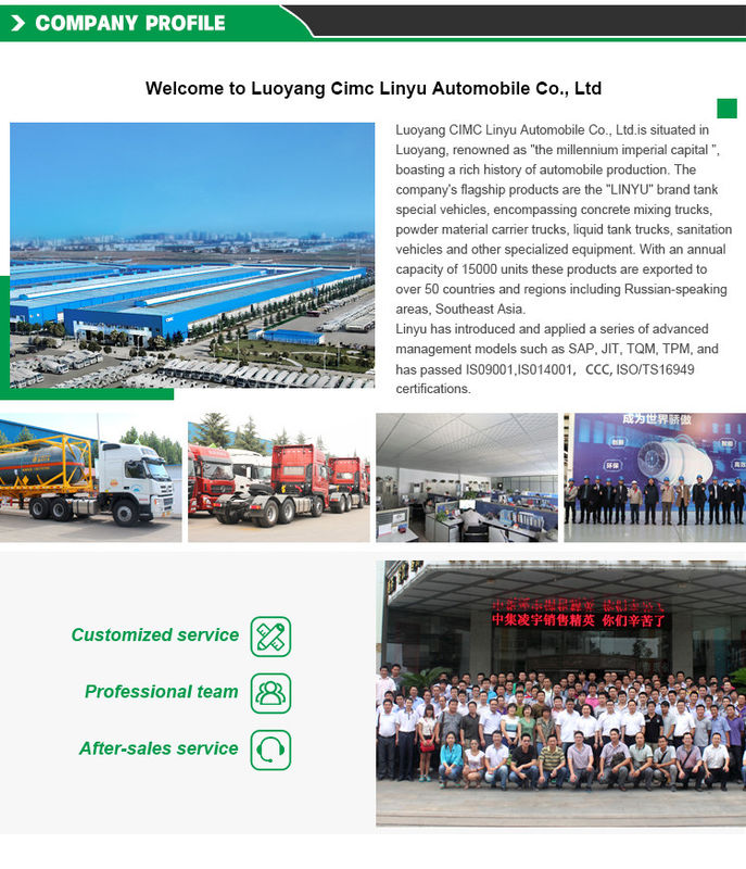 CIMC LINYU 48000 50000Liter brandstoftank aanhangwagen 3 as 48m3 aluminium half aanhangwagen