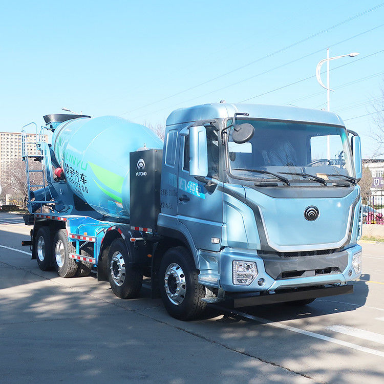 13000 kg elektrische 8x4 12cbm grote mobiele beton cement mixer truck voor door CIMC LINYU