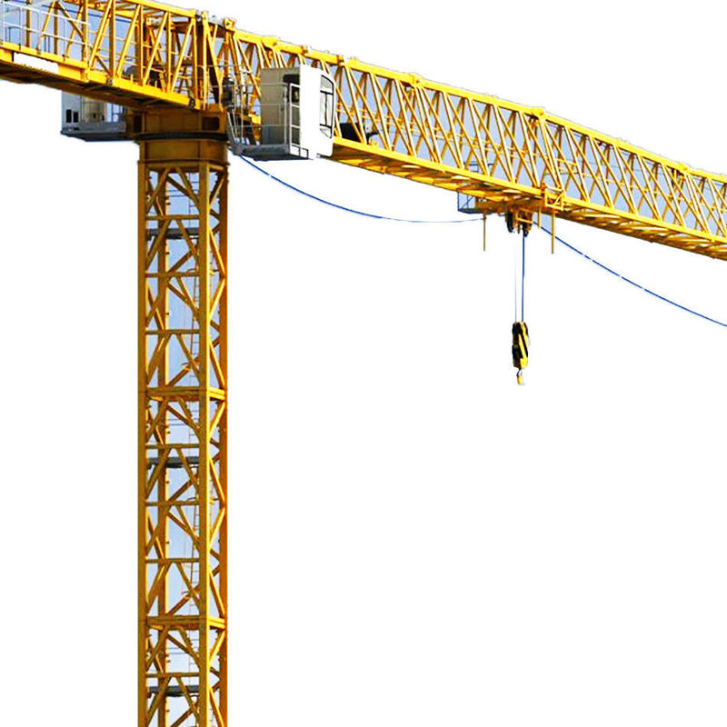 Energie-mijnbouw Syt80 T6012-6 6 ton 8 ton platte torenkraan met lange werkstraal