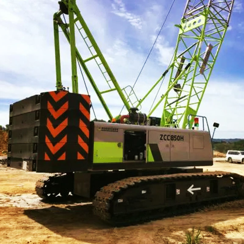 Verbeter uw bouwproject met 7-15m vaste Jib Length Crawler Crane en Gas Engine