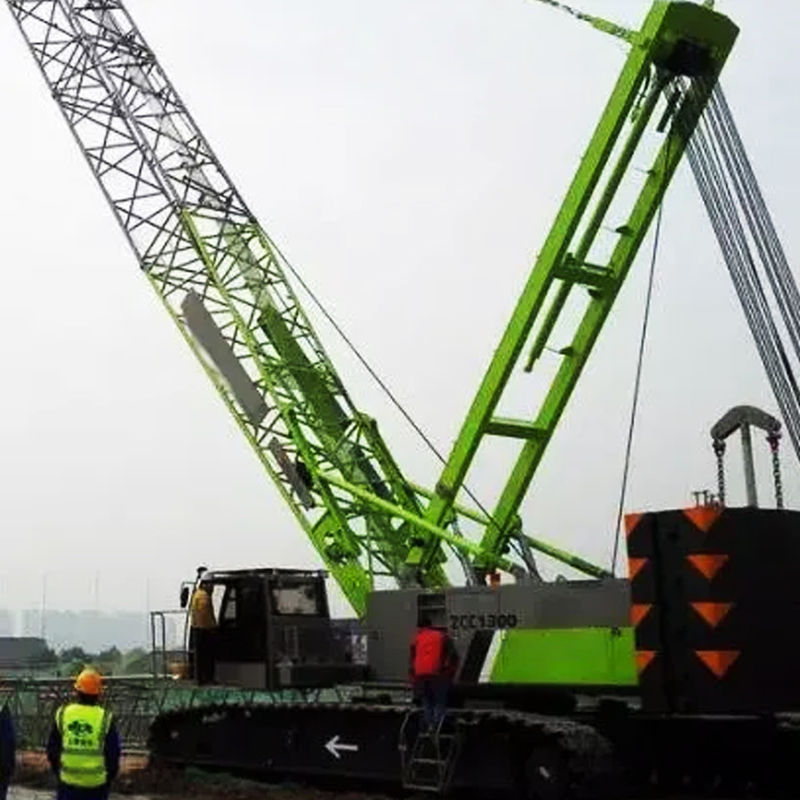 Verbeter uw bouwproject met 7-15m vaste Jib Length Crawler Crane en Gas Engine