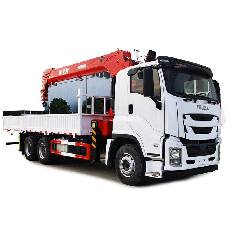 Isuzu 12ton 16ton pick-up truck gemonteerde kraan met telescopische boom 19.5M Span 6 * 4