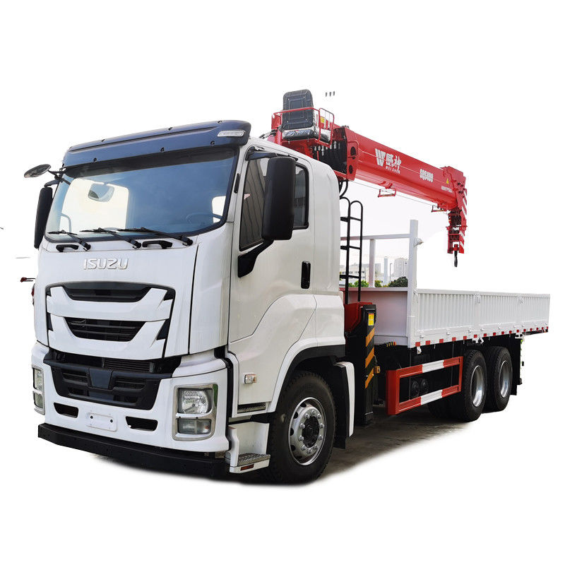 Isuzu 12ton 16ton pick-up truck gemonteerde kraan met telescopische boom 19.5M Span 6 * 4