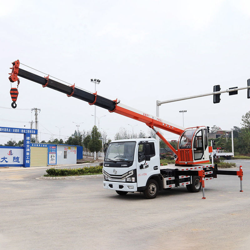Oorspronkelijke motor 10 ton 25 ton vrachtwagen mobiele kraan mini vrachtwagen kraan gemakkelijke bediening