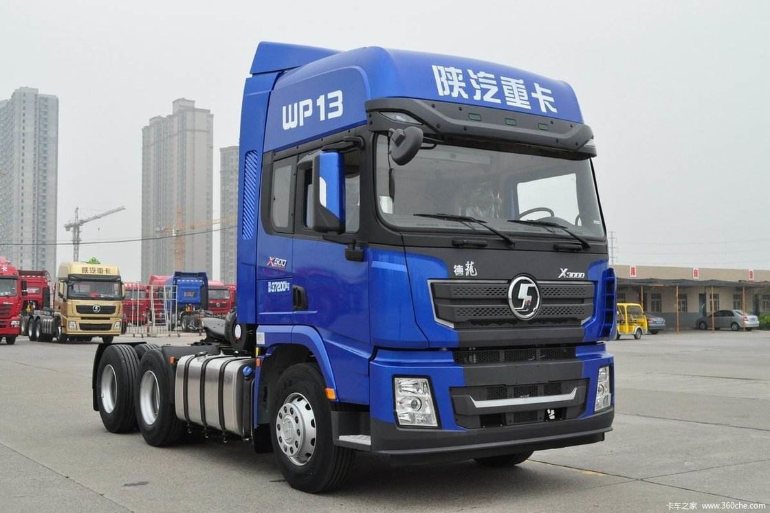 Vooras HF9T Shacman 6x4 Aanhangwagen Hoofd Traktor Truck Met 500 pk Cummins Motor