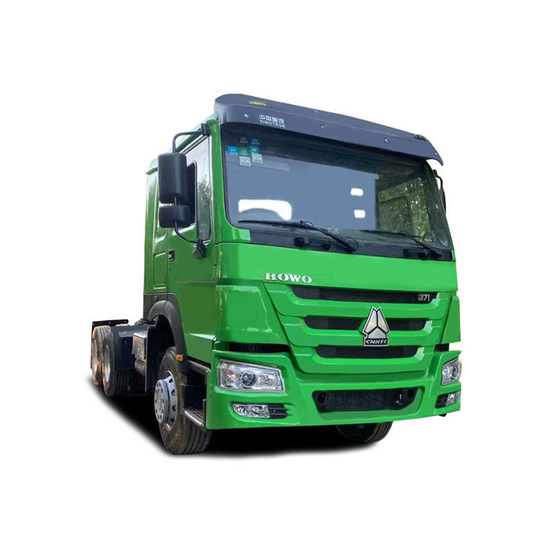 Normale bestuurdersstoel Sinotruk Howo 371 pk Euro 2 handmatig 6X4 Dieselmotor Truck hoofd