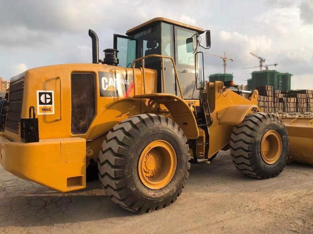 6 ton Cat 966G Voorkant Gebruikte Caterpillar wielladers In goede staat Originele motor