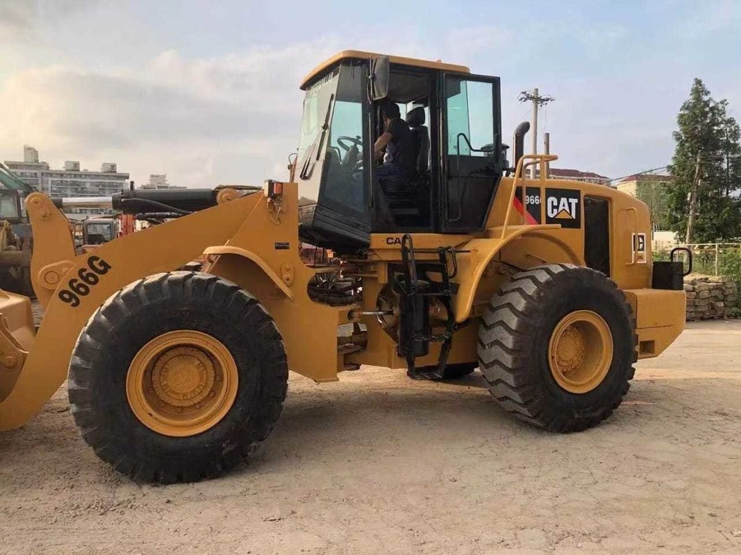 6 ton Cat 966G Voorkant Gebruikte Caterpillar wielladers In goede staat Originele motor