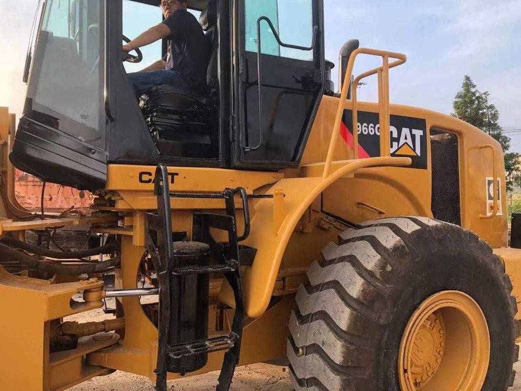6 ton Cat 966G Voorkant Gebruikte Caterpillar wielladers In goede staat Originele motor