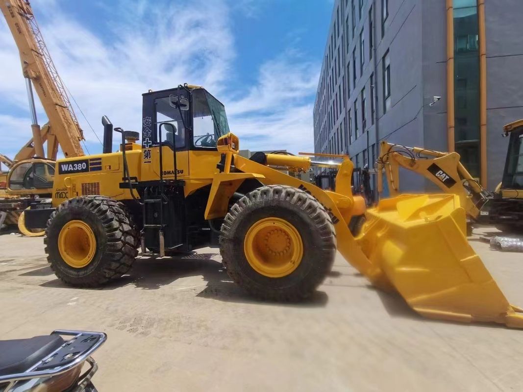 Voorlader met 4 ton nominale lading en 4,78 m lengte Gebruikte originele 380-3 Komatsu-lader