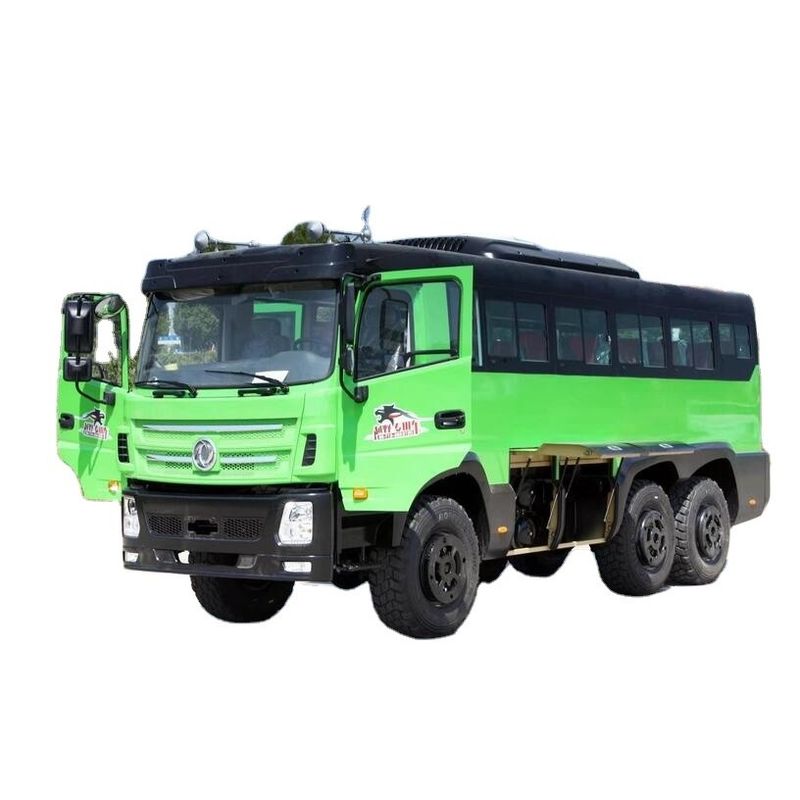 Cummins B210 Motor 27 zitplaatsen 6x6 Off Road Bus Coach Bus voor off-road exploratie