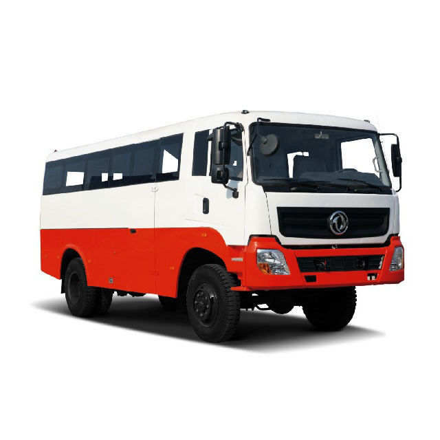 DONGFENG 29 zitplaatsen Diesel Coach Bus 4x4 Off Road Bus met vooras DONGFENG Assen