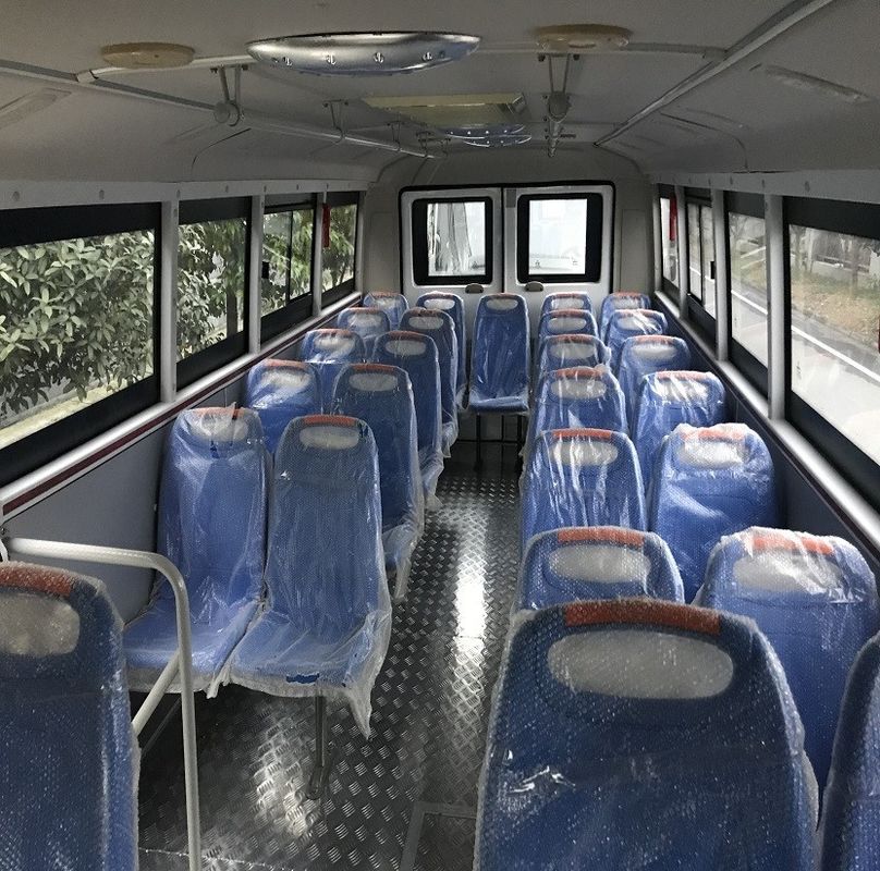 DONGFENG 29 zitplaatsen Diesel Coach Bus 4x4 Off Road Bus met vooras DONGFENG Assen