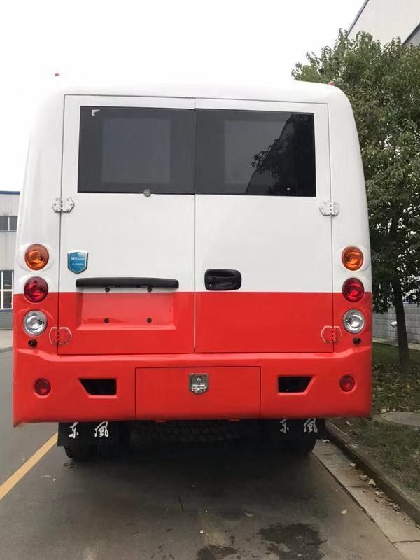 30 zitplaatsen 4X4 4WD Middelgrote bus Dual Circuit Full Air Brake en A/C Dongfeng EQ6750ZT